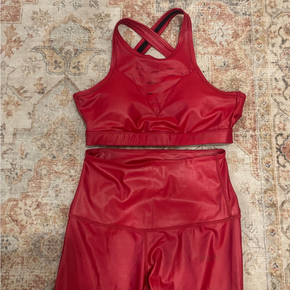 Dhvani Liquid Leggings + Sports Bra Set